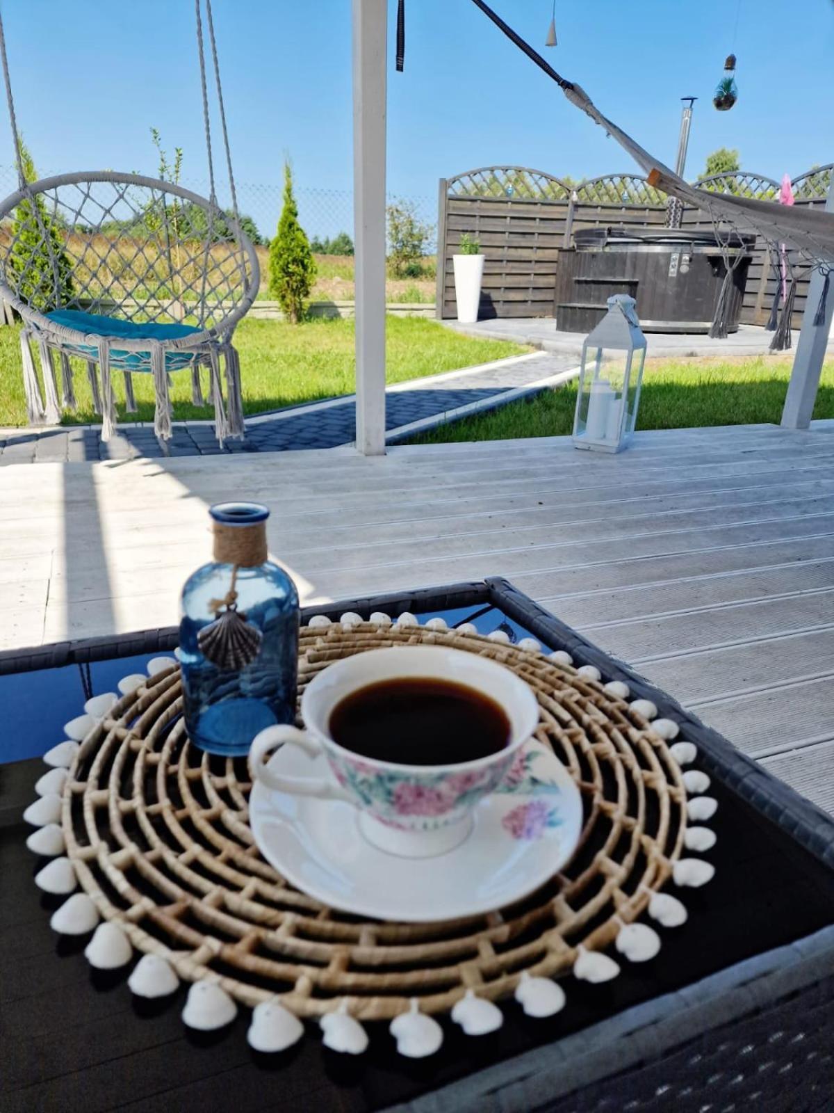 Diamenty Baltyku Domki Wakacyjne Balia Z Jacuzzi Mielenko Extérieur photo
